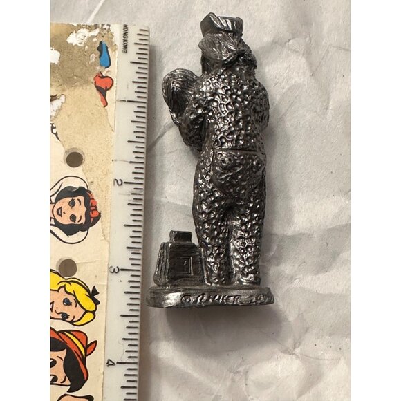 Michael Ricker Pewter Nurse Sculpture Holding Child Christmas - Picture 5 of 6